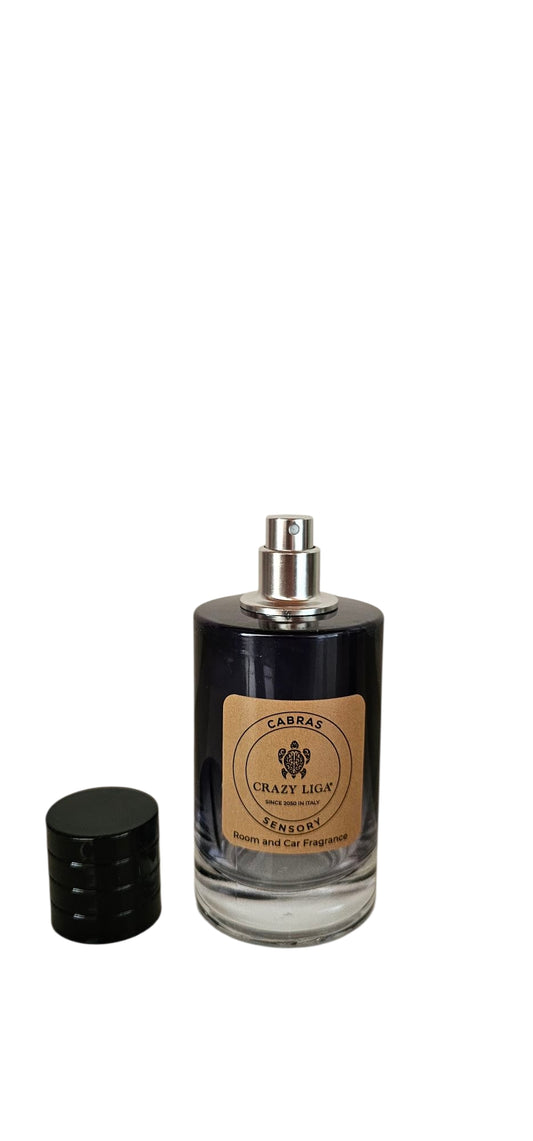 Fragranza Cabras in flacone spray ricaricabile 100ml. vetro scuro