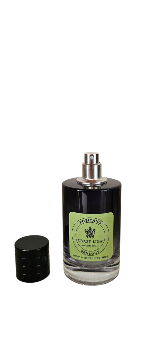 Fragranza Positano in flacone spray ricaricabile 100ml. vetro scuro