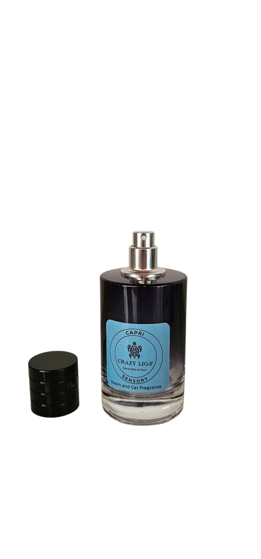 Fragranza Capri in flacone spray ricaricabile 100ml. vetro scuro