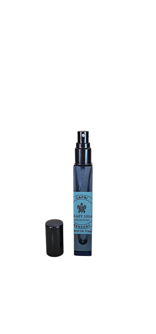 Fragranza Capri in flacone spray vetro 10ml.