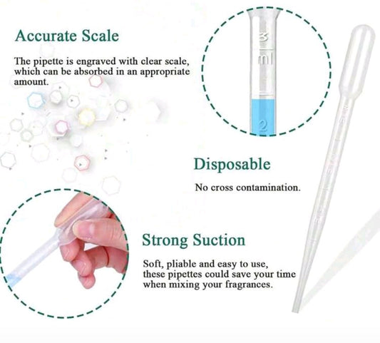 4 Pipette aspira fragranze profumo da 3ml.